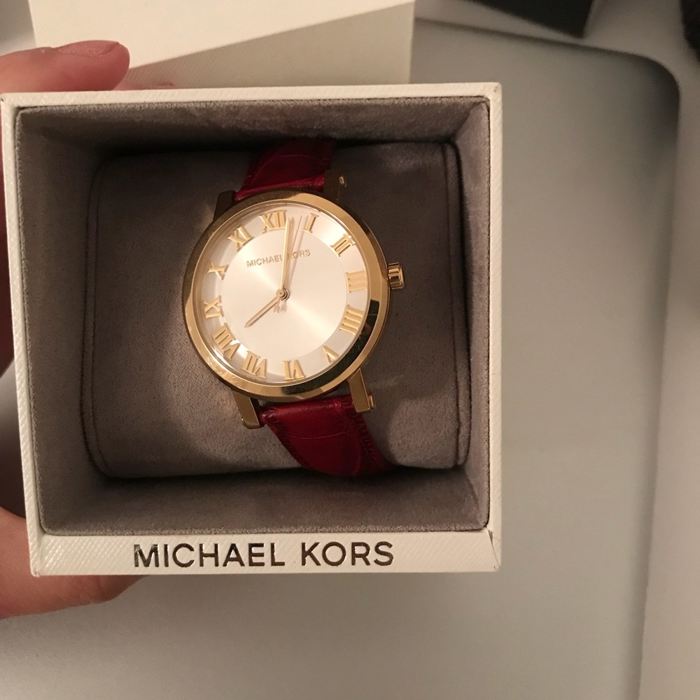 Gold Michael Kors watch